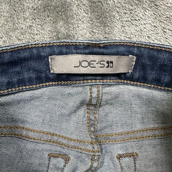 Joe's Jeans‎ Womens 27 Luna Mid-Rise Cigarette Ankle Distressed Raw Hem - Picture 5 of 14